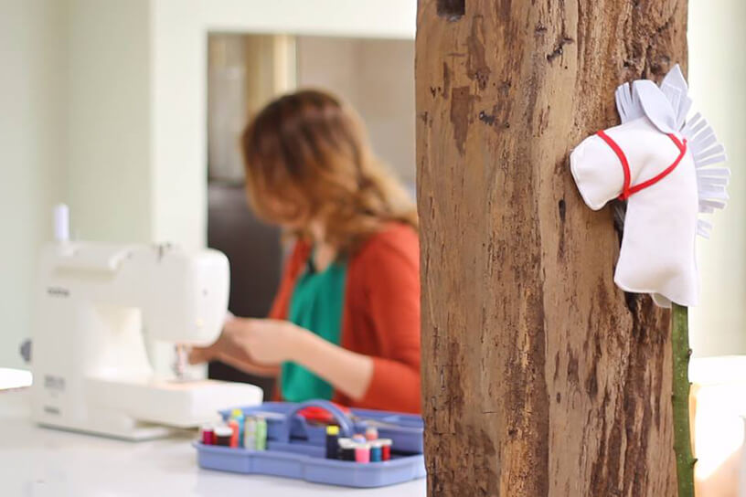 Stokpaardje tegenpaal