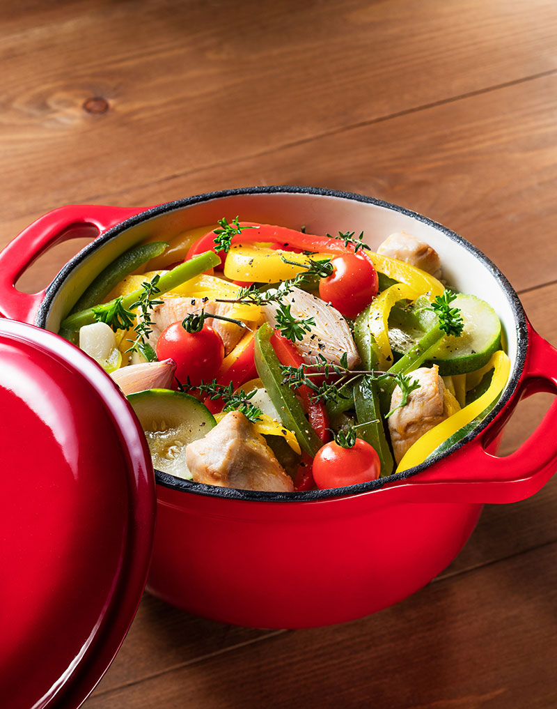 gietijzeren stoofpan