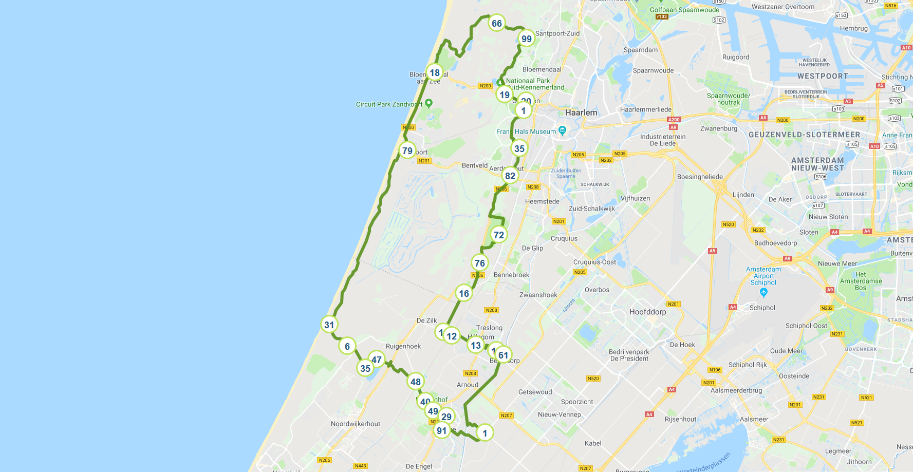 Fietsroute van de maand: langs de bollenvelden bij Lisse