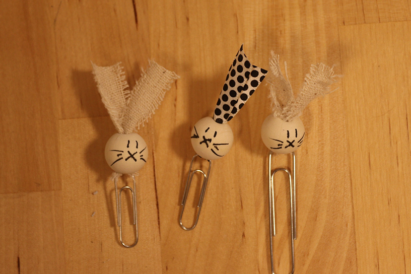 Maak je eigen paashaas paperclip