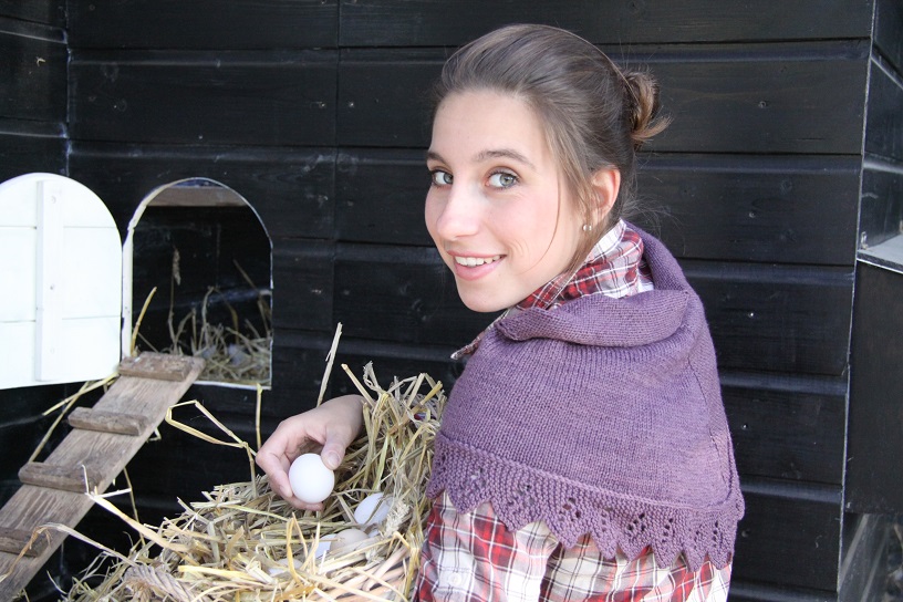 omslagdoek voor het rapen van eieren