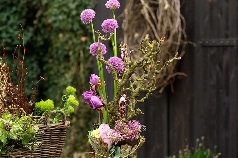 vrolijke voorjaarsschikking