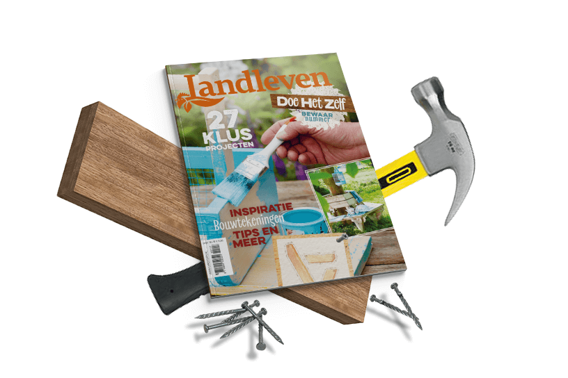 Voorkant boekje Landleven Doe het zelf met gereedschap.