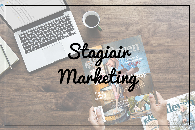 Stagiair marketing gezocht